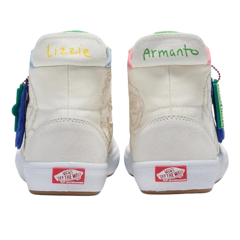 Vans Sesame Street x The Lizzie Embroidered Characters High Top Sneakers No Box - Picture 6 of 14